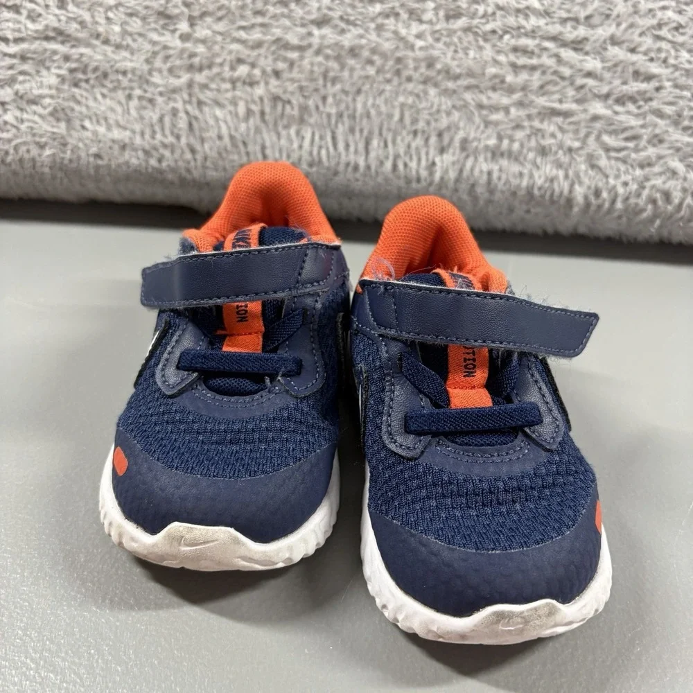 Nike Revolution Sneakers Toddler 5C Bundle Lot of 2 Blue Black